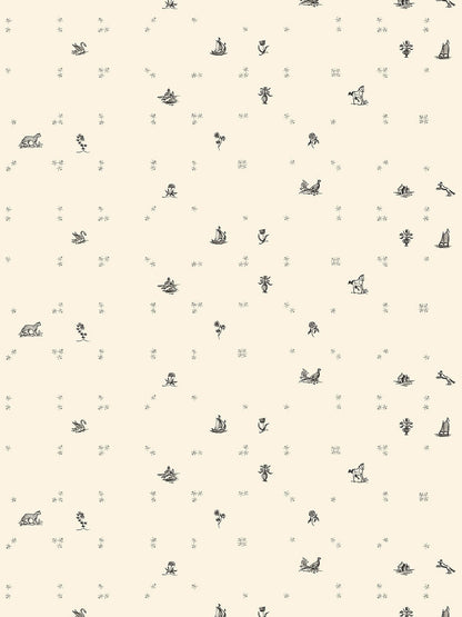 Juliette Hinterbloom Grasscloth  Wallpaper in Satin Shade