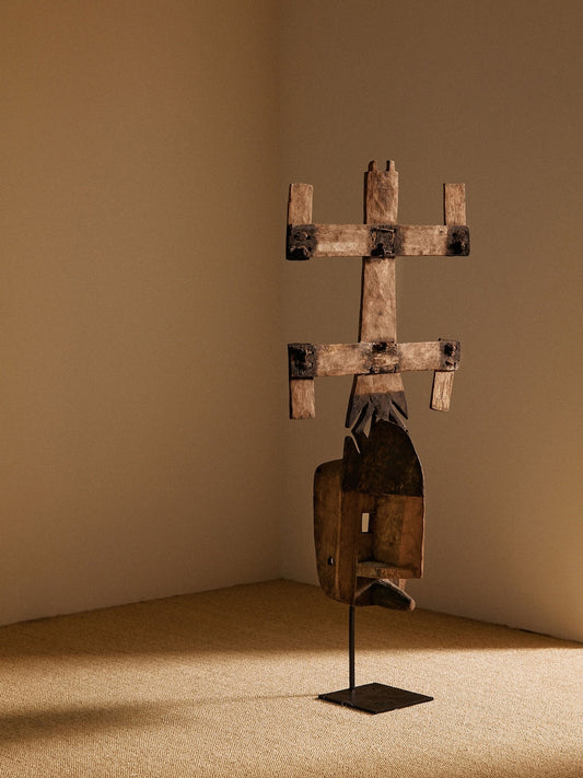 Kanaga Mask Sculpture, Mali, Circa 1980 Sculptures