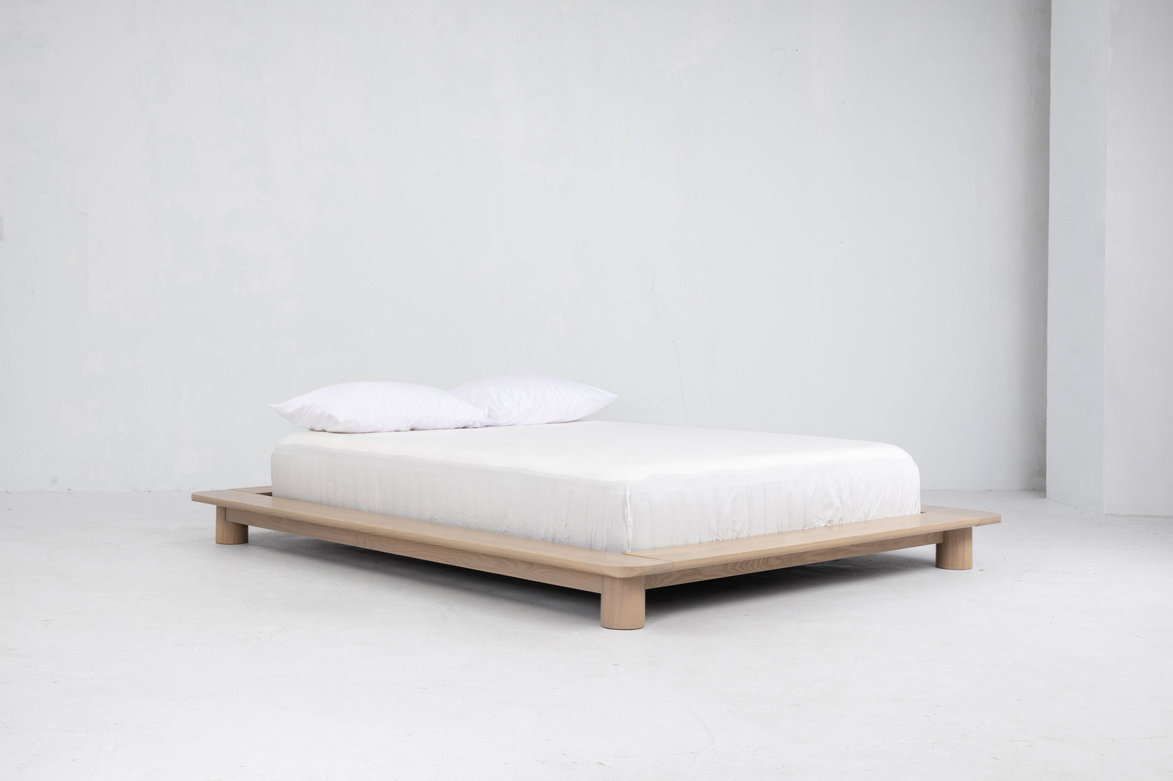 Kiral Platform Bed - Nude, Beds - Claude Home