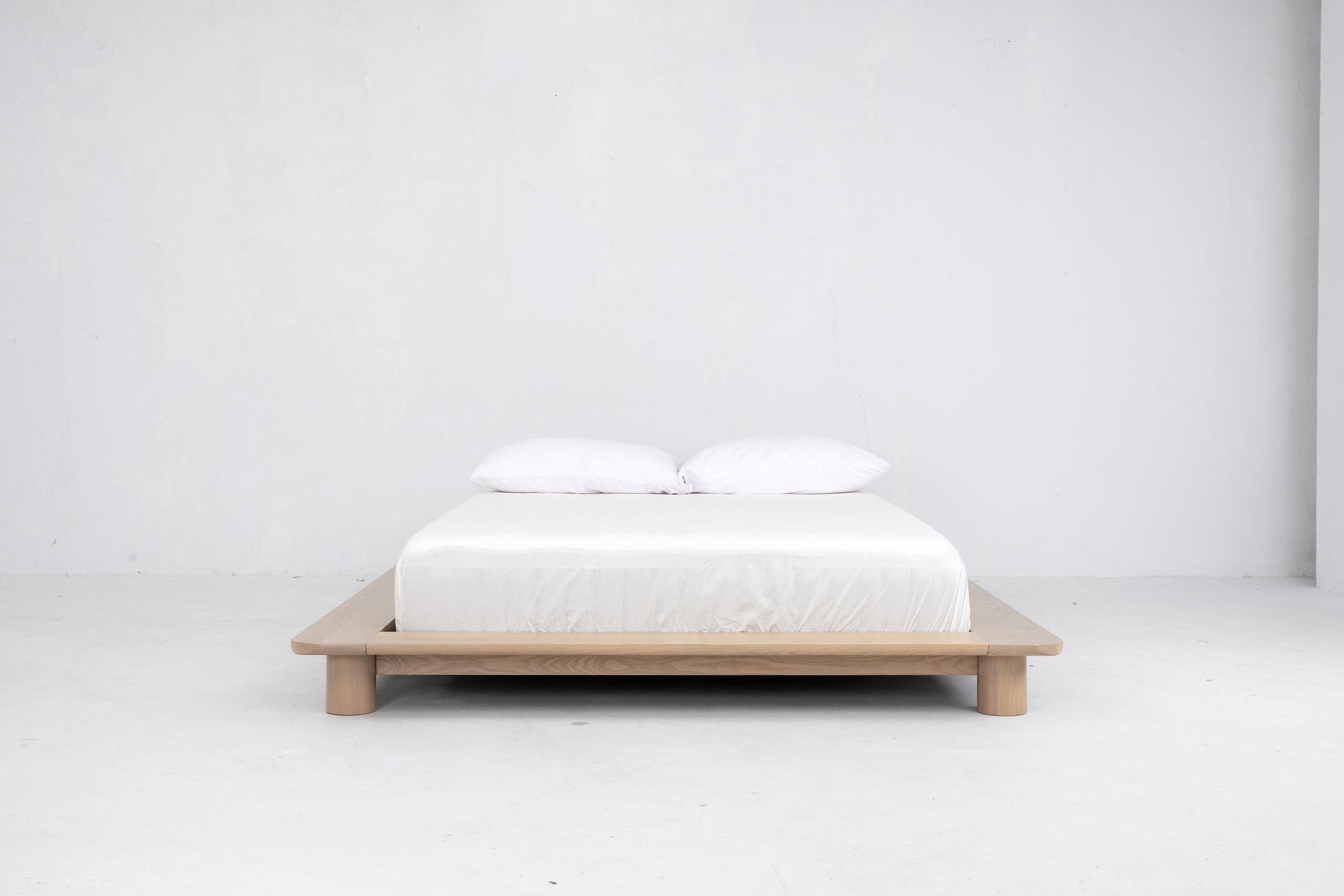 Kiral Platform Bed in Nude Beds