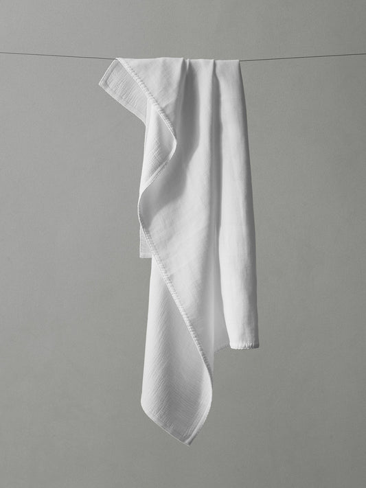 Kur Bath Towel in Bianco by Society Limonta