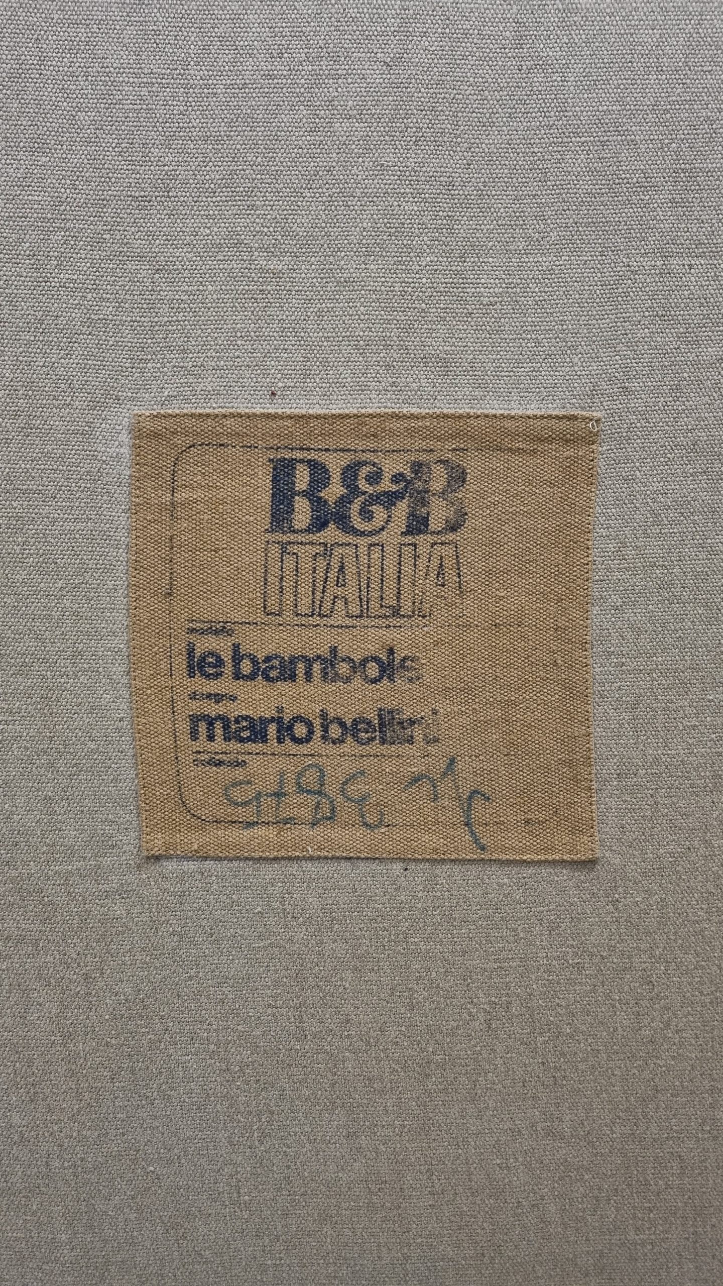 Le Bambole Iconic Armchair Designed by Mario Bellini for B&B Italia, 1972 Chairs