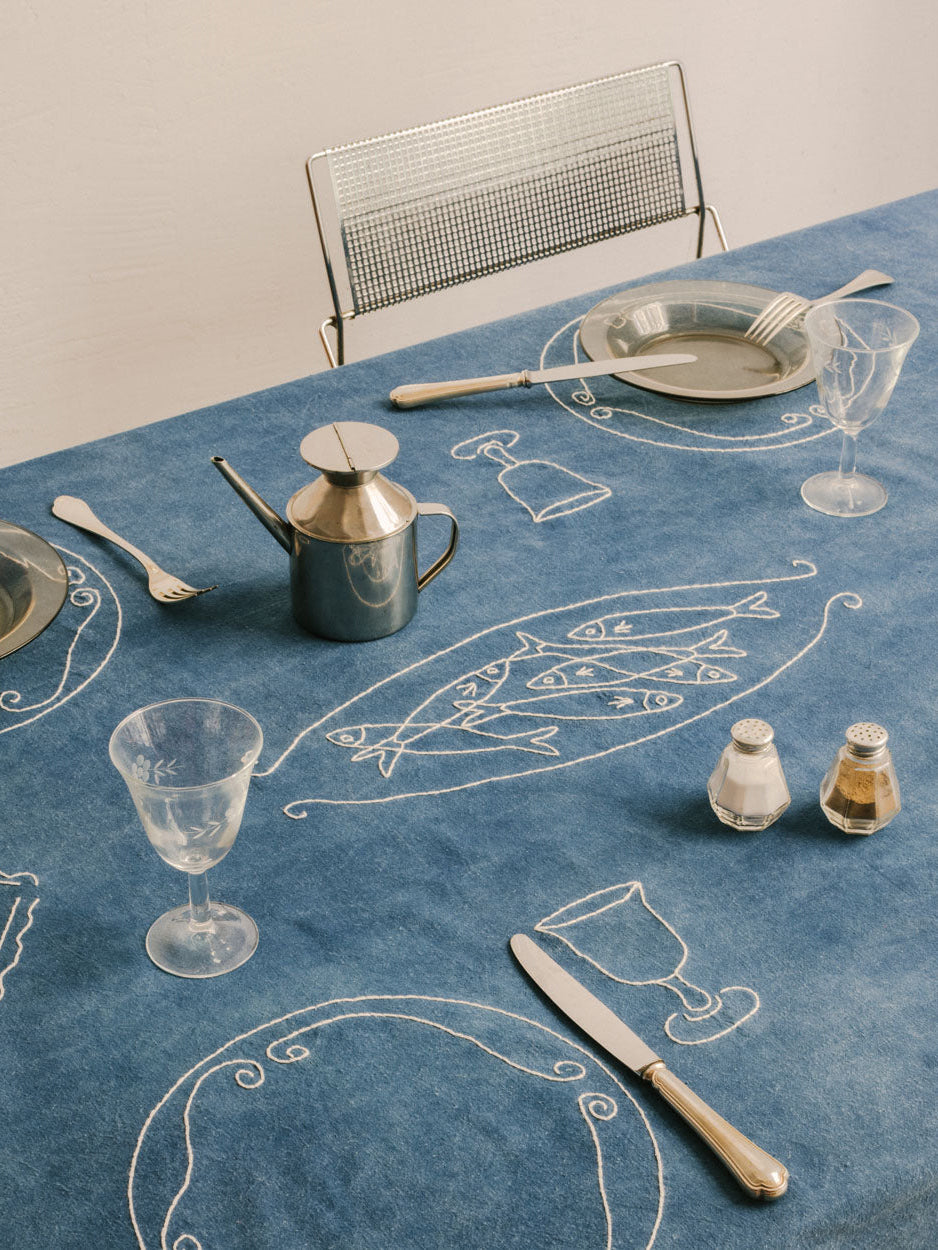 La Sardinade Tablecloth Table Linens