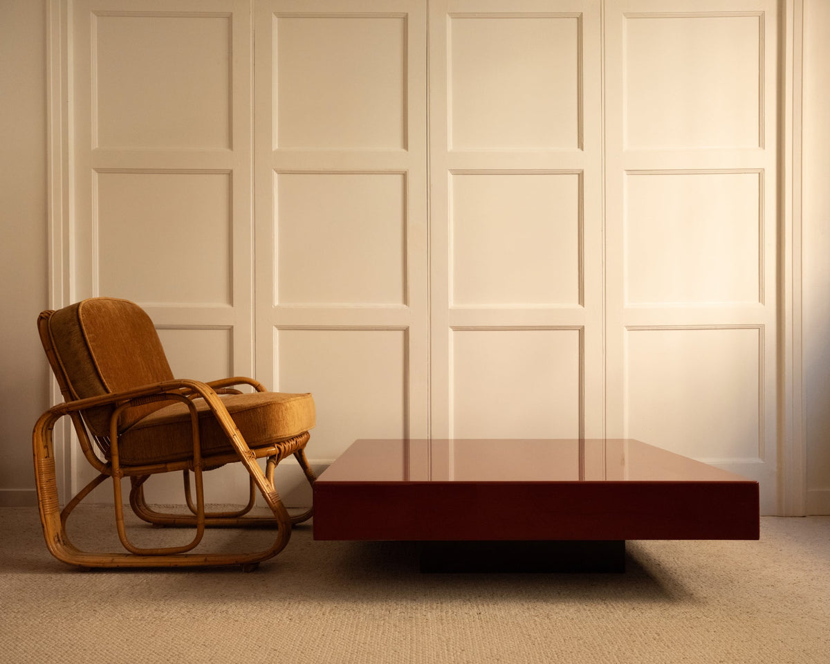 Lacquered Coffee Table - Italy 1970s Coffee Tables