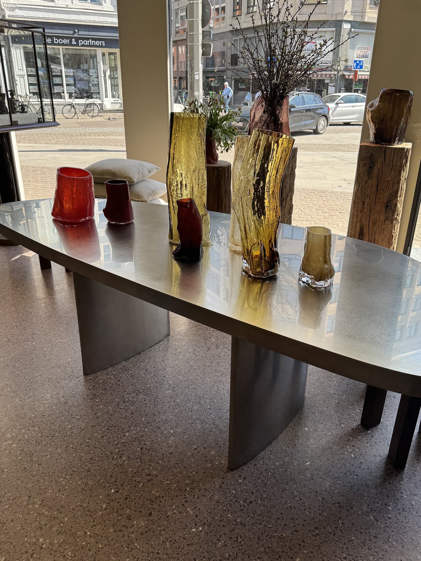 L'alliance Stainless Steel Table