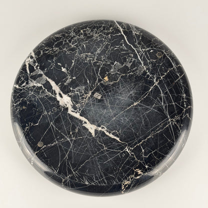 Large Black Marble Centerpiece by Up & Up, Italy, 1970s Bowls