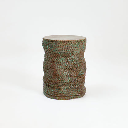 Large Casa Ceramic Side Table in Moss End Tables