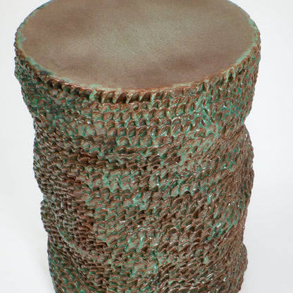 Large Casa Ceramic Side Table in Moss End Tables