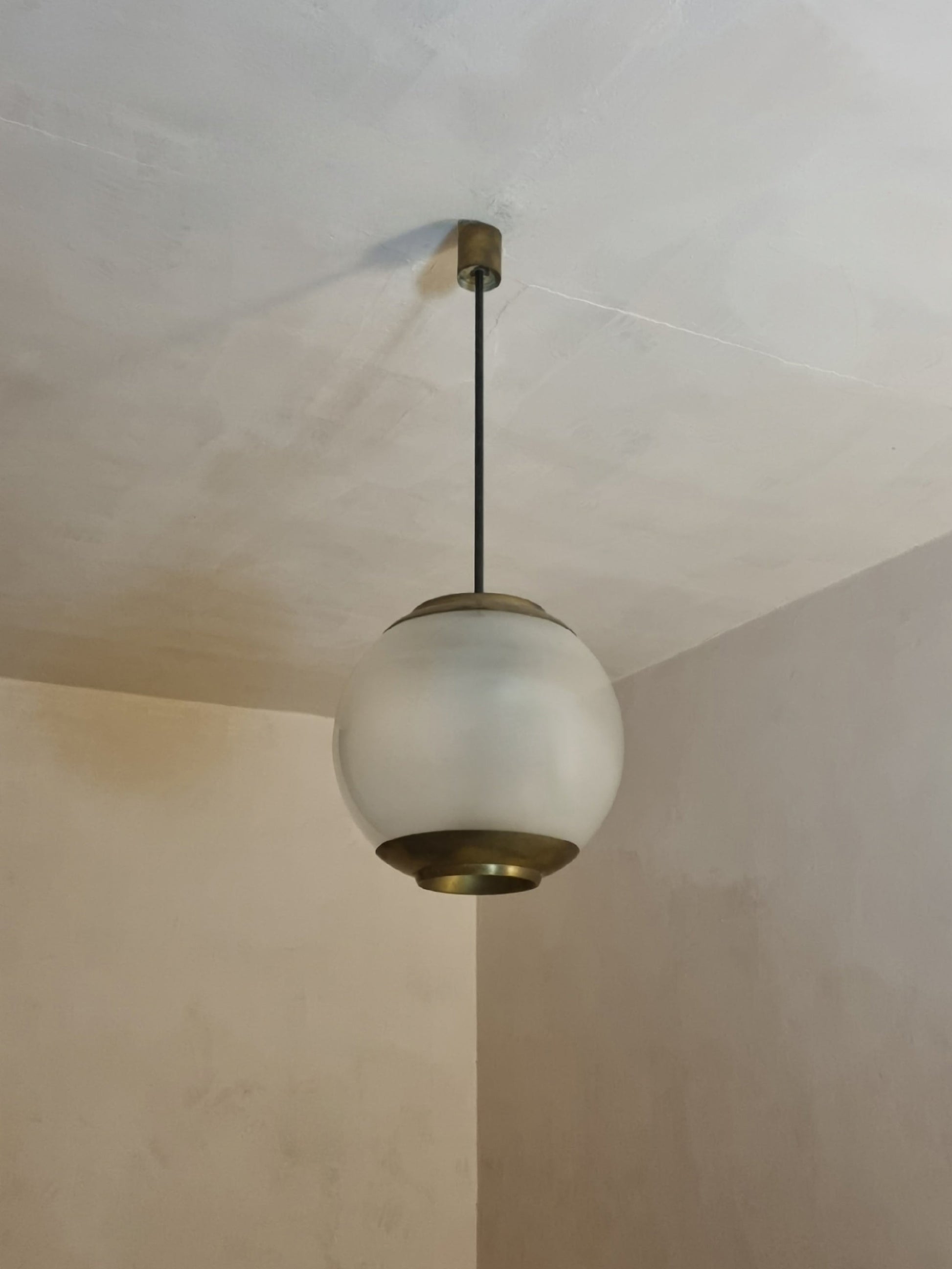 LS2 Large Ceiling Lamp Designed by Luigi Caccia Dominioni for Azucena, 1952 Pendant Lights