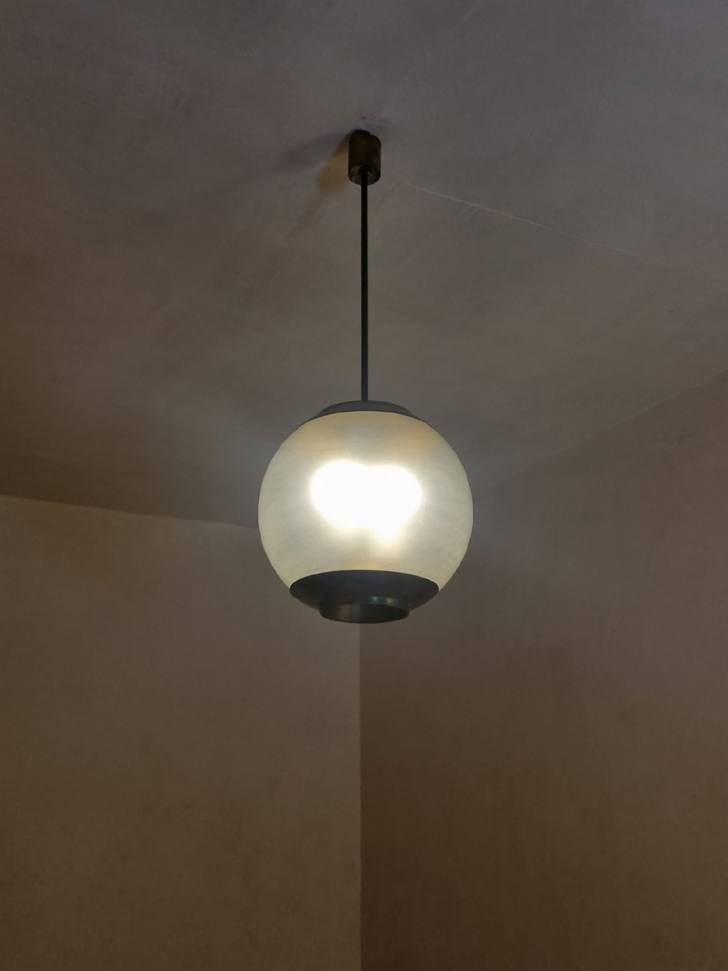 LS2 Large Ceiling Lamp Designed by Luigi Caccia Dominioni for Azucena, 1952 Pendant Lights