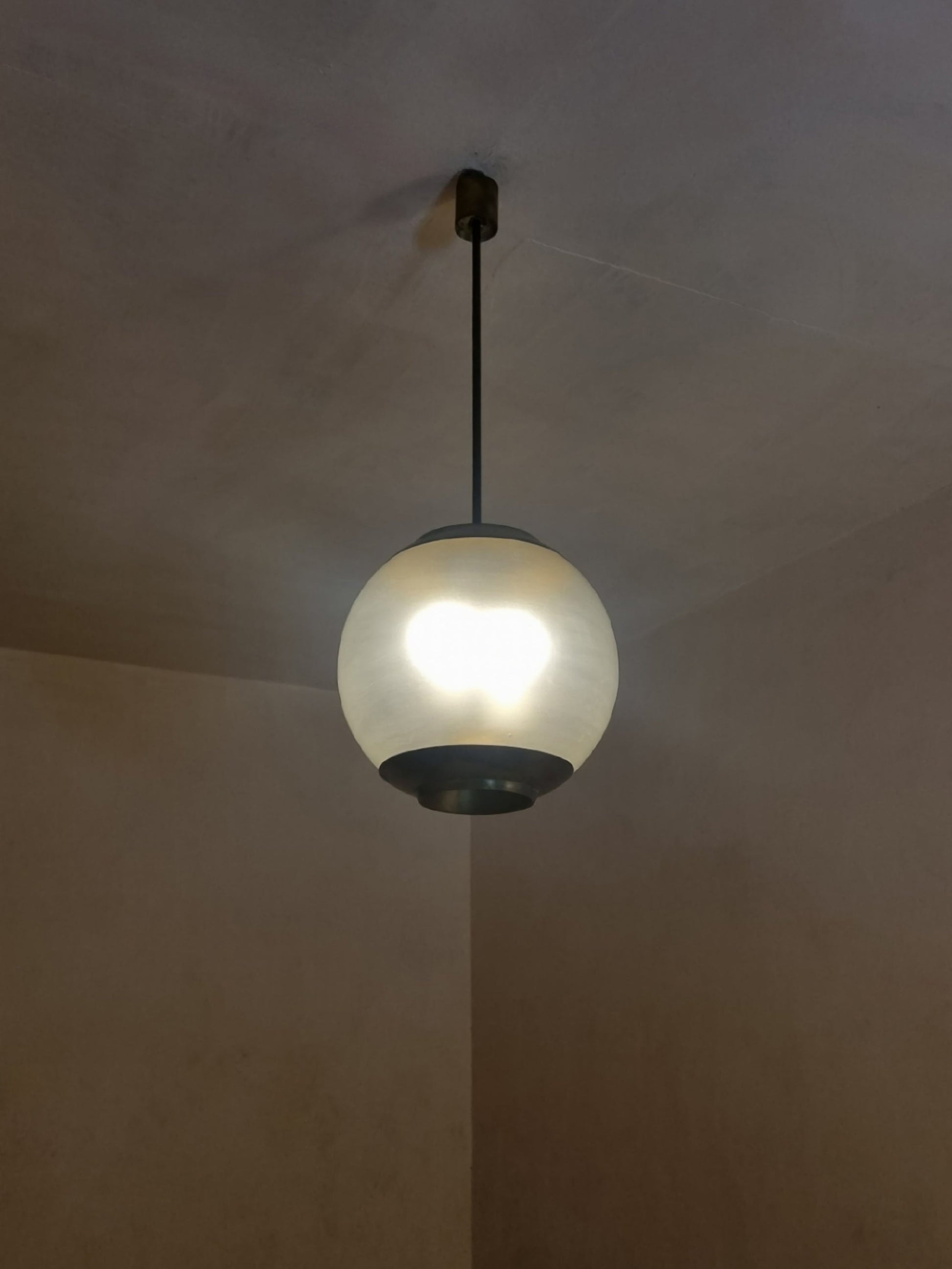 LS2 Large Ceiling Lamp Designed by Luigi Caccia Dominioni for Azucena, 1952 Pendant Lights