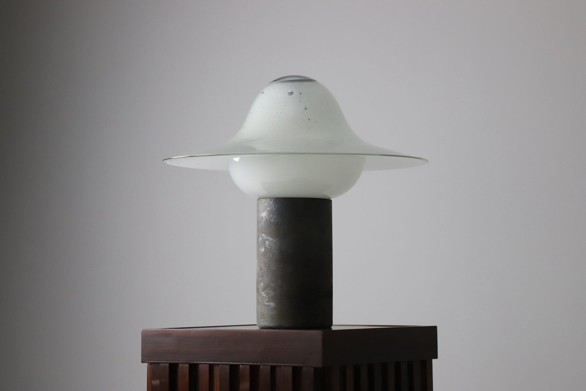 Large "Scavo" Table Lamp by Alfredo Barbini Table Lamps