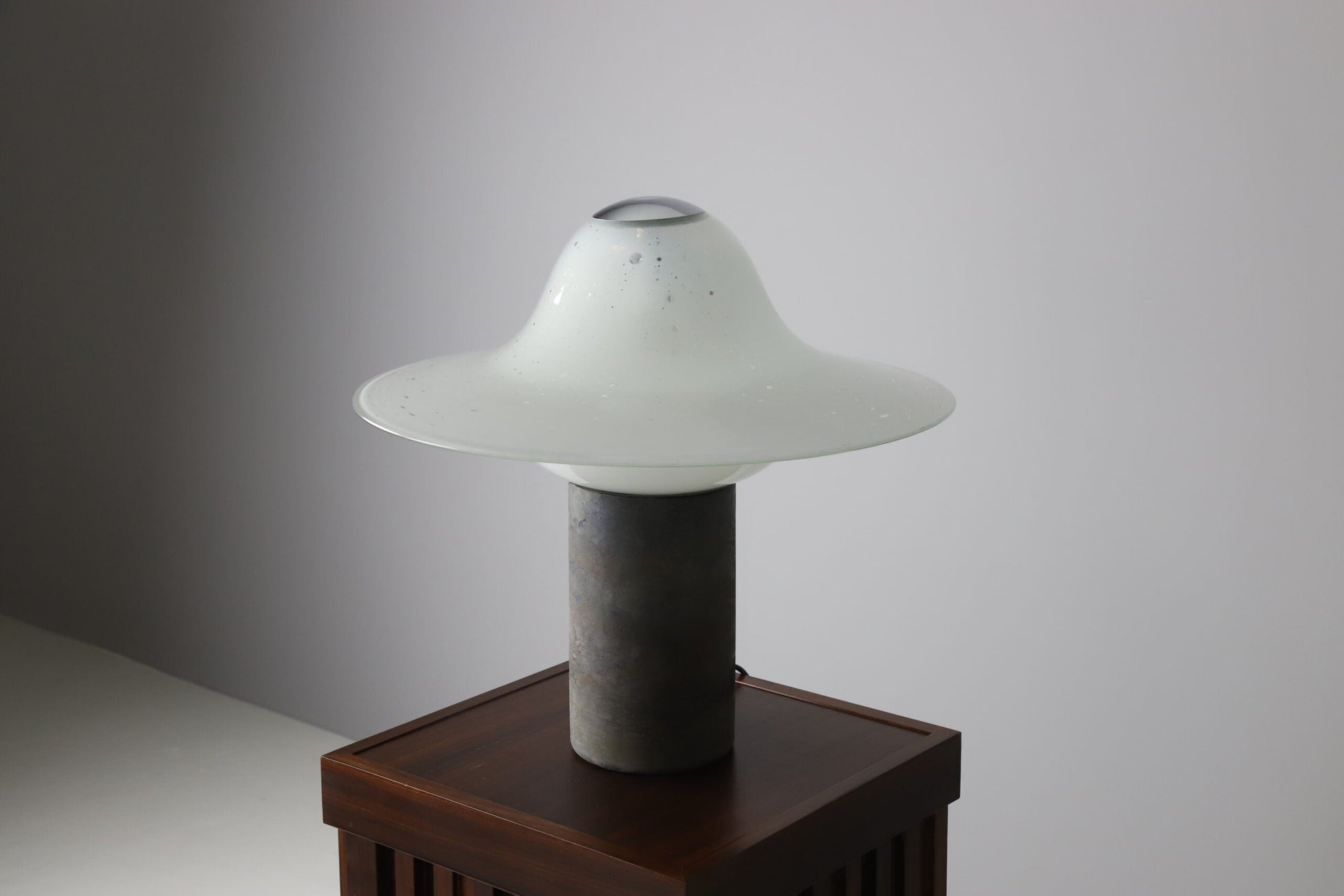 Large "Scavo" Table Lamp by Alfredo Barbini Table Lamps