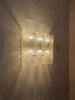 Wall Sconce Composed of 3 Large Murano Glass by Barovier & Toso, Italy 1960s Sconces