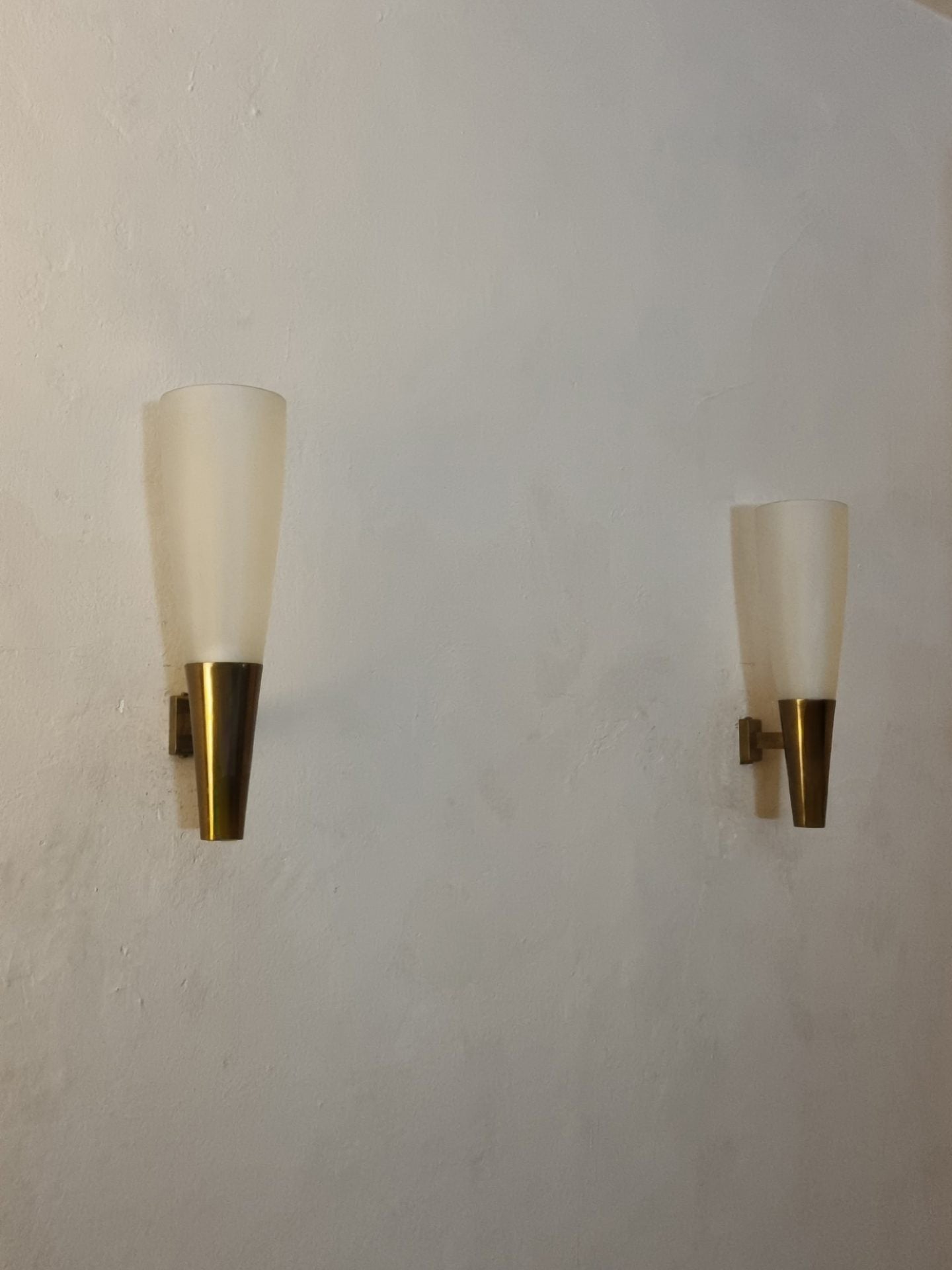 Large Wall Sconces Designed by Pietro Chiesa for Fontana Arte, 1936 Sconces
