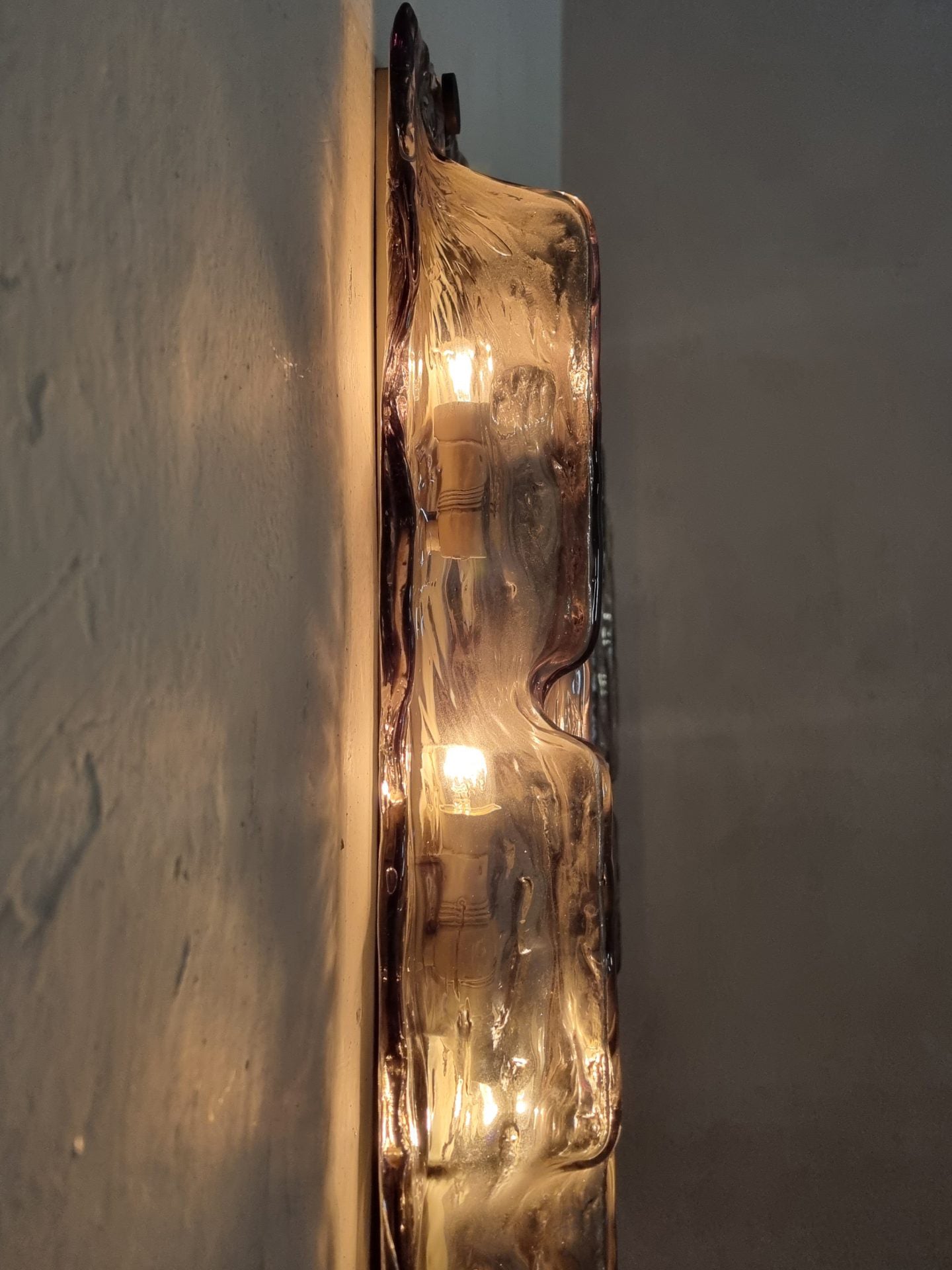 Large Wall Sconces Designed by Toni Zuccheri for Venini, 1960 Sconces