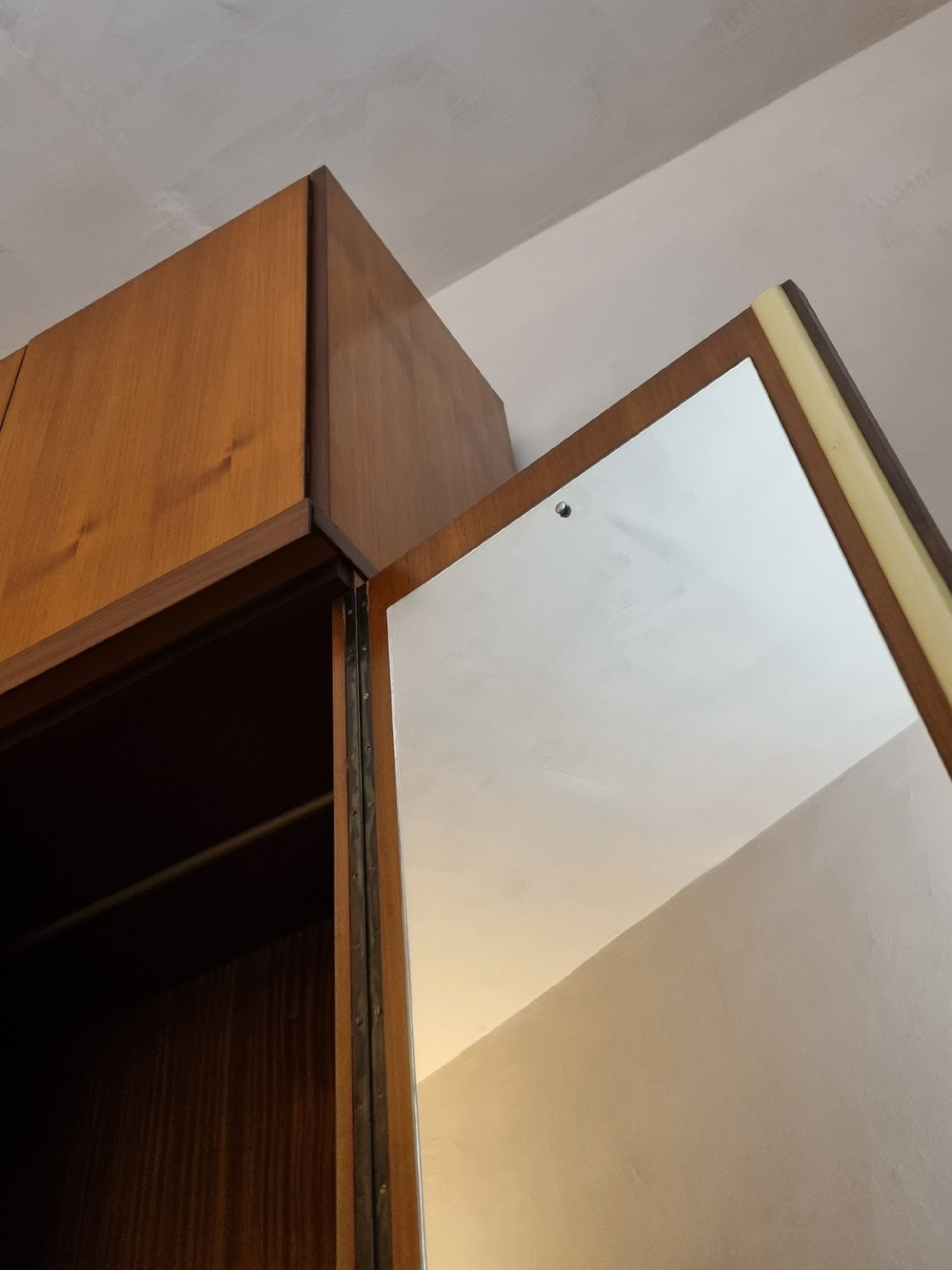 Large Wardrobe Unit Attributed to Gio Ponti, 1950s Cabinets