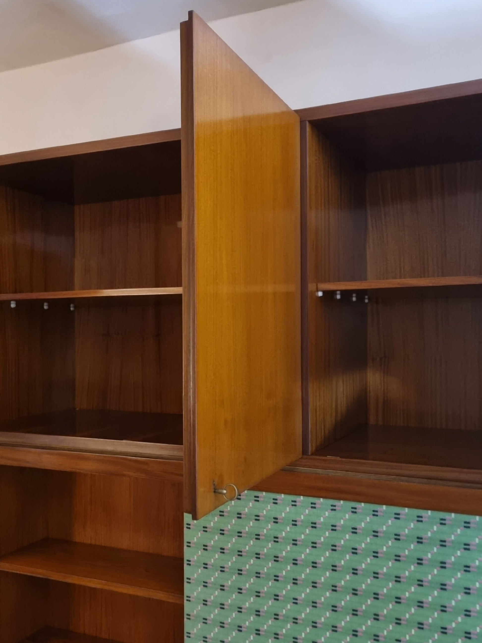 Large Wardrobe Unit Attributed to Gio Ponti, 1950s Cabinets