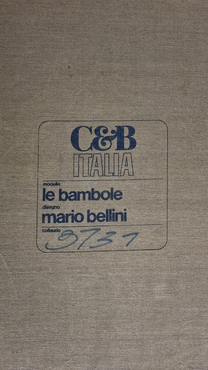 Le Bambole Iconic 3-Seater Sofa Designed by Mario Bellini for C&B Italia, 1972 Sofas
