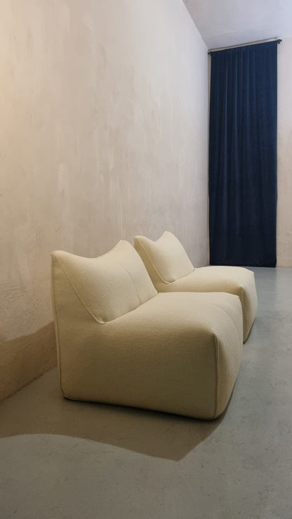 Le Bambole Iconic Chair Designed by Mario Bellini for B&B Italia, 1972 Chairs