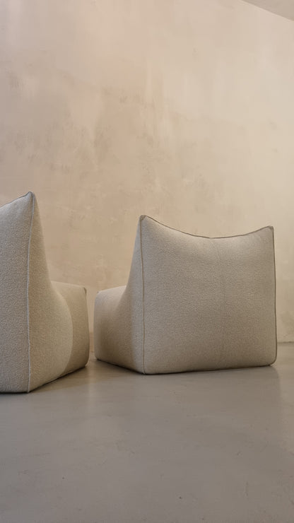 Le Bambole Lounge Chairs by Mario Bellini
