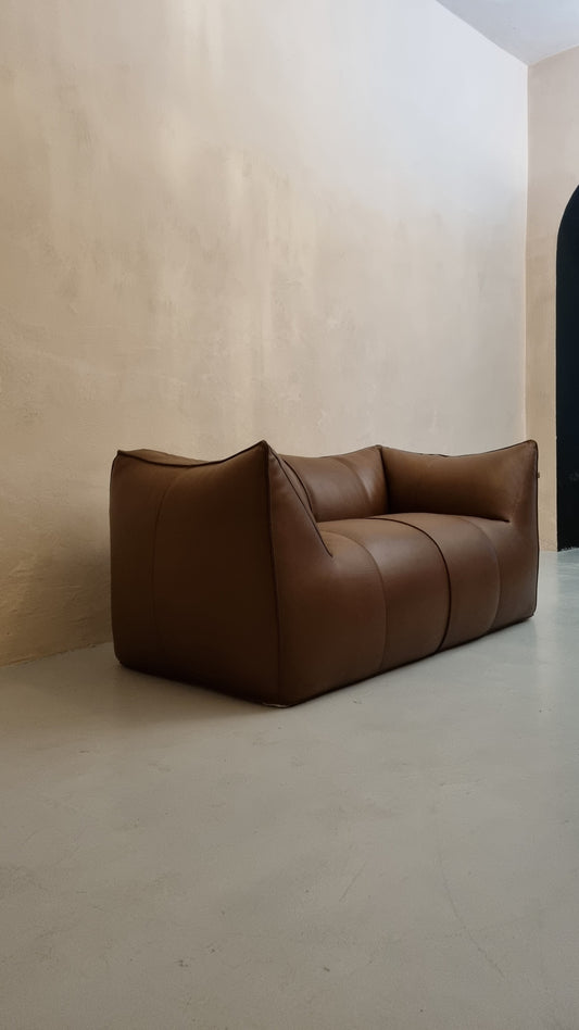 Canapé Le Bambole en Cuir de Vachette par Mario Bellini