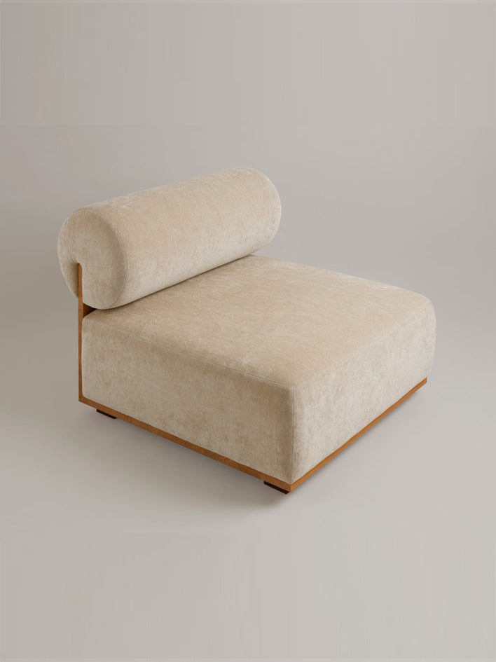 Le Soufflé Slipper Chair by Hauvette & Madani Chairs