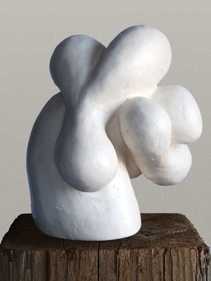 Leaning Head Sculpture Sculptures