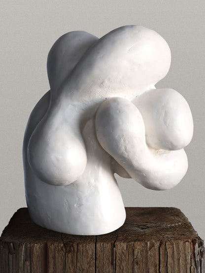 Leaning Head Sculpture Sculptures