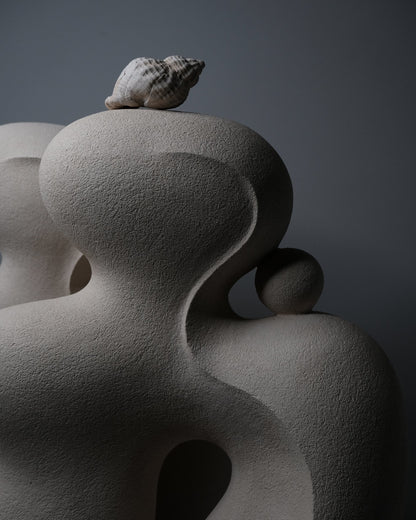 Leaning Stone X by Terre Brute Sculptures