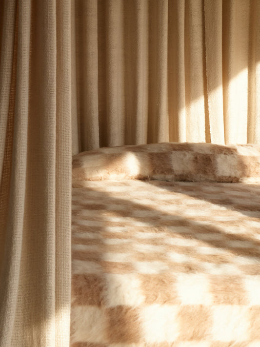 Llama Damero I Bed Quilt Quilts
