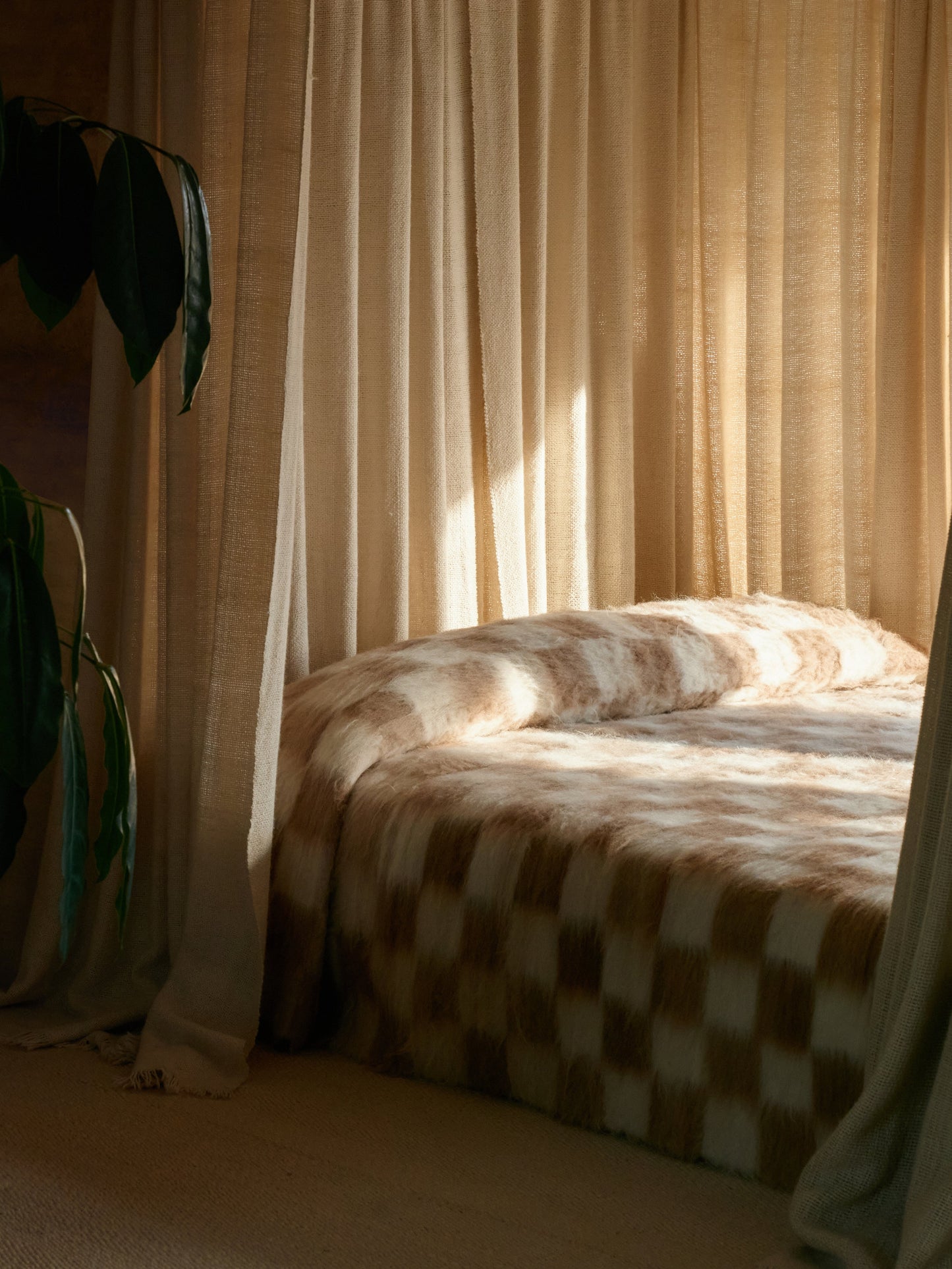 Llama Damero I Bed Quilt Quilts