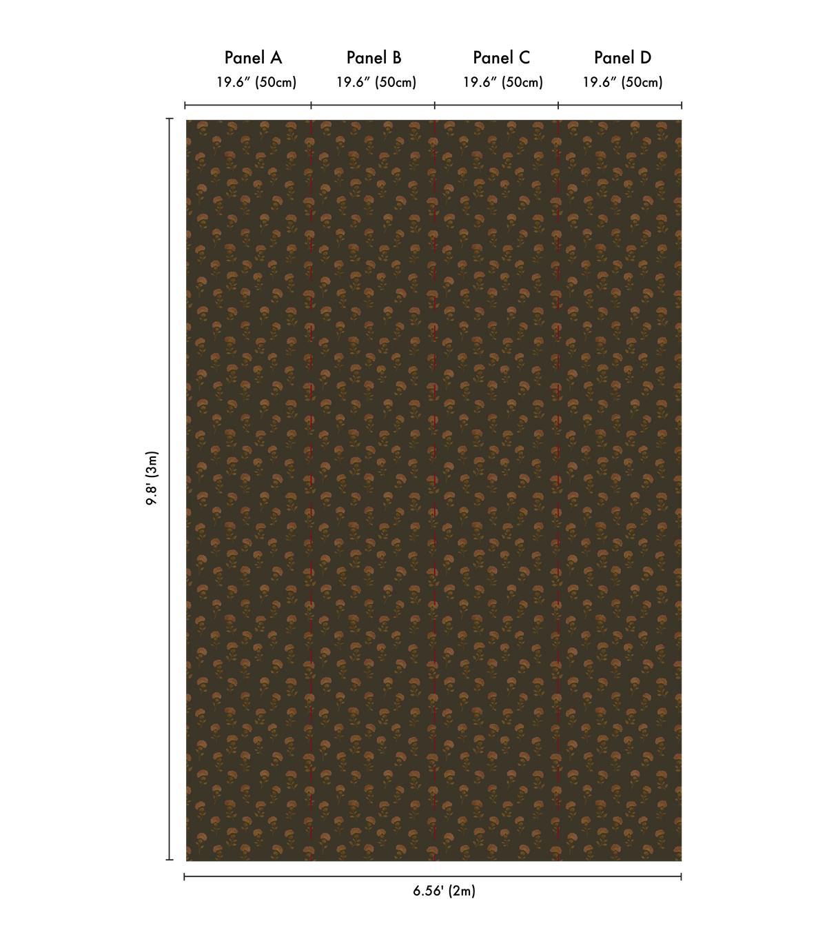 Gardenia Wallpaper in Meteorite by Papier