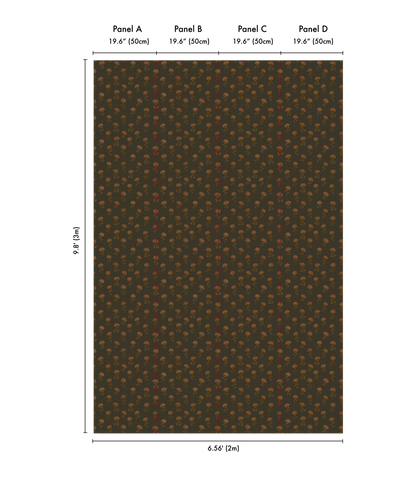 Gardenia Wallpaper in Meteorite by Papier