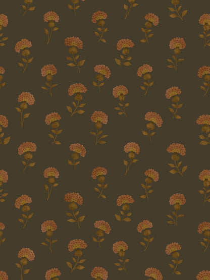 Gardenia Wallpaper in Meteorite by Papier
