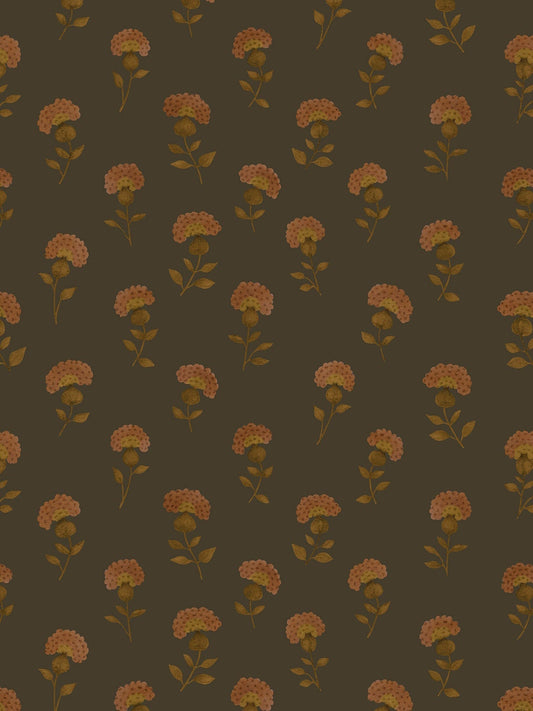 Gardenia Wallpaper in Meteorite by Papier