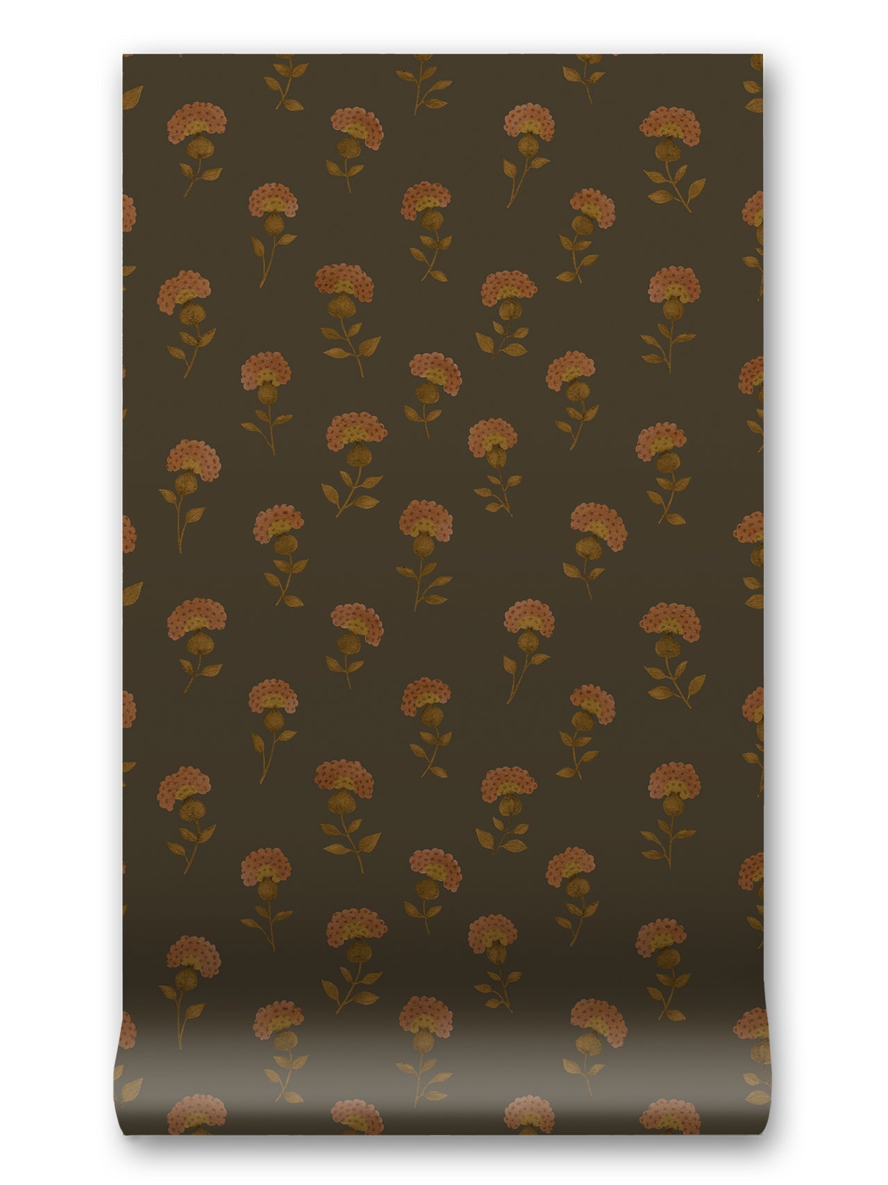 Gardenia Wallpaper in Meteorite by Papier, third view