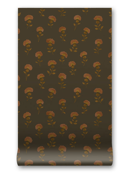 Gardenia Wallpaper in Meteorite by Papier, third view