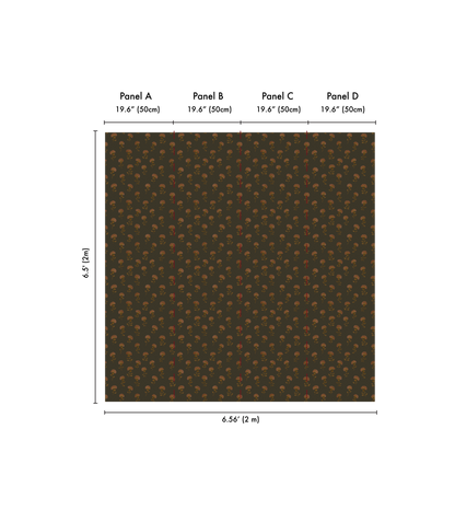 Gardenia Wallpaper in Meteorite by Papier