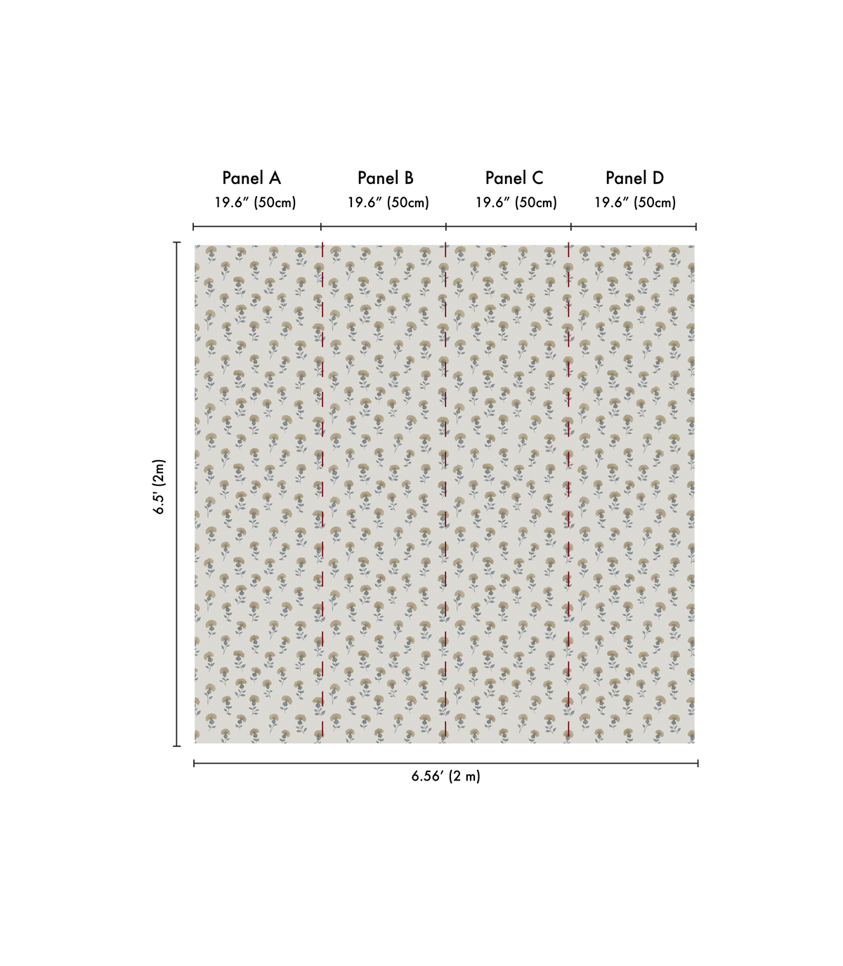 Gardenia Wallpaper in Overcast by Papier