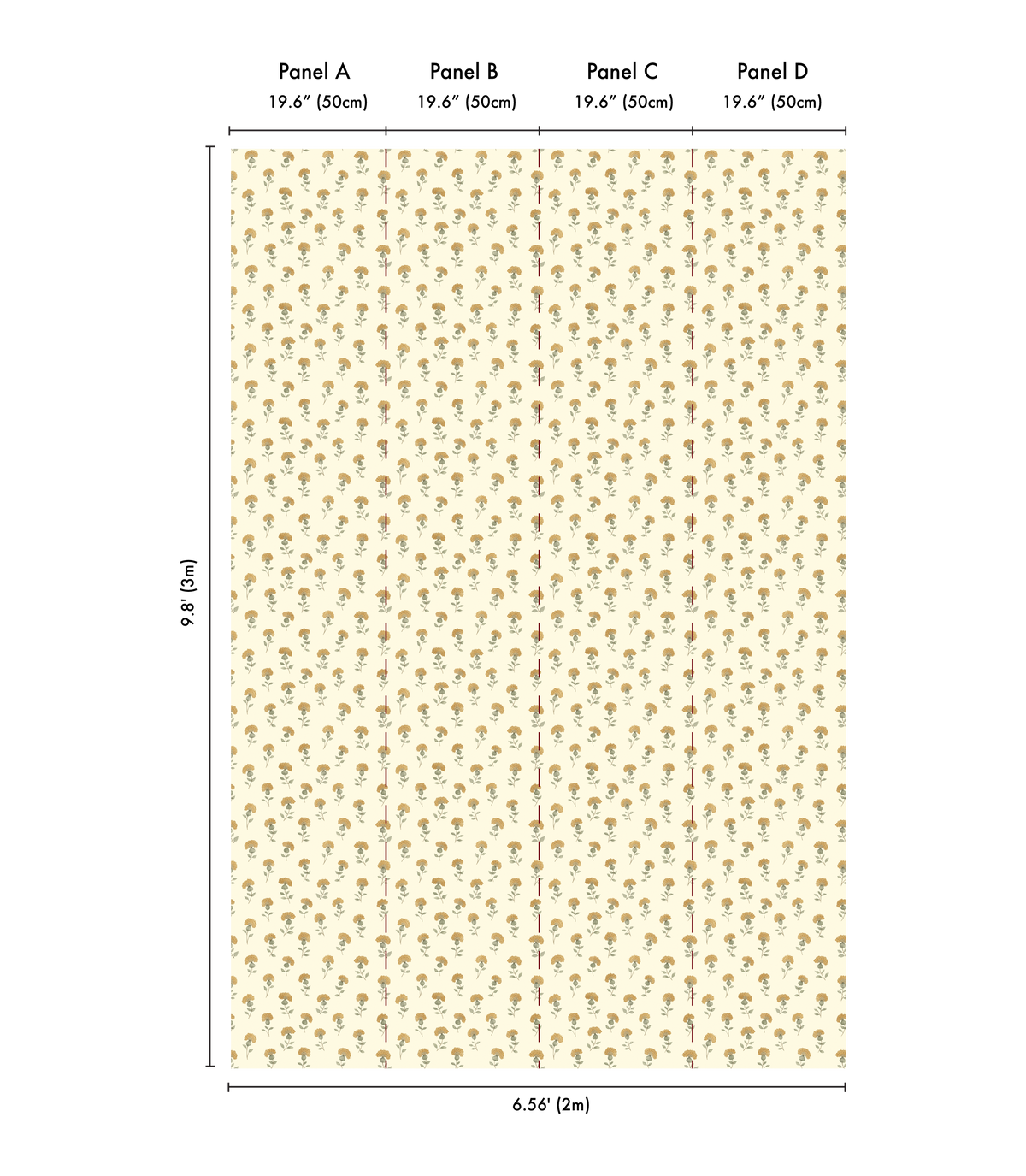 Gardenia Wallpaper in Sun Stream by Papier