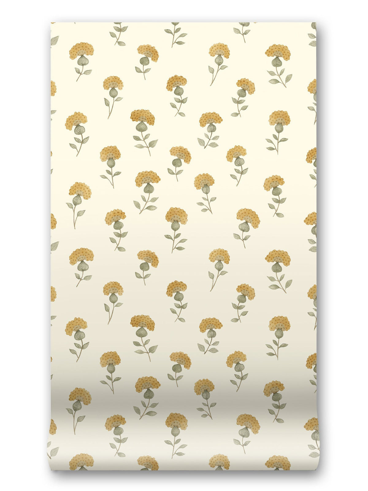 Gardenia Wallpaper in Sun Stream by Papier, third view