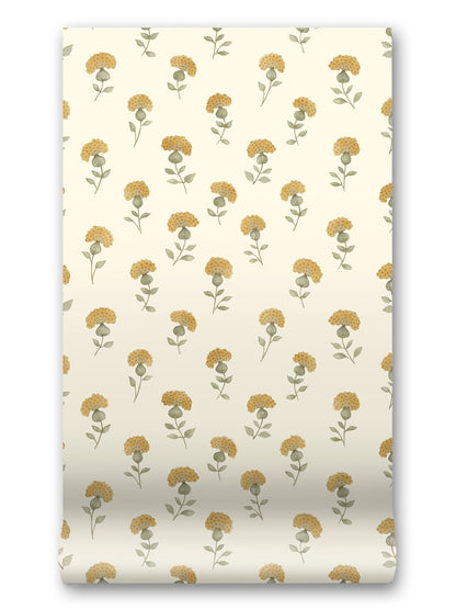Gardenia Wallpaper in Sun Stream by Papier, third view