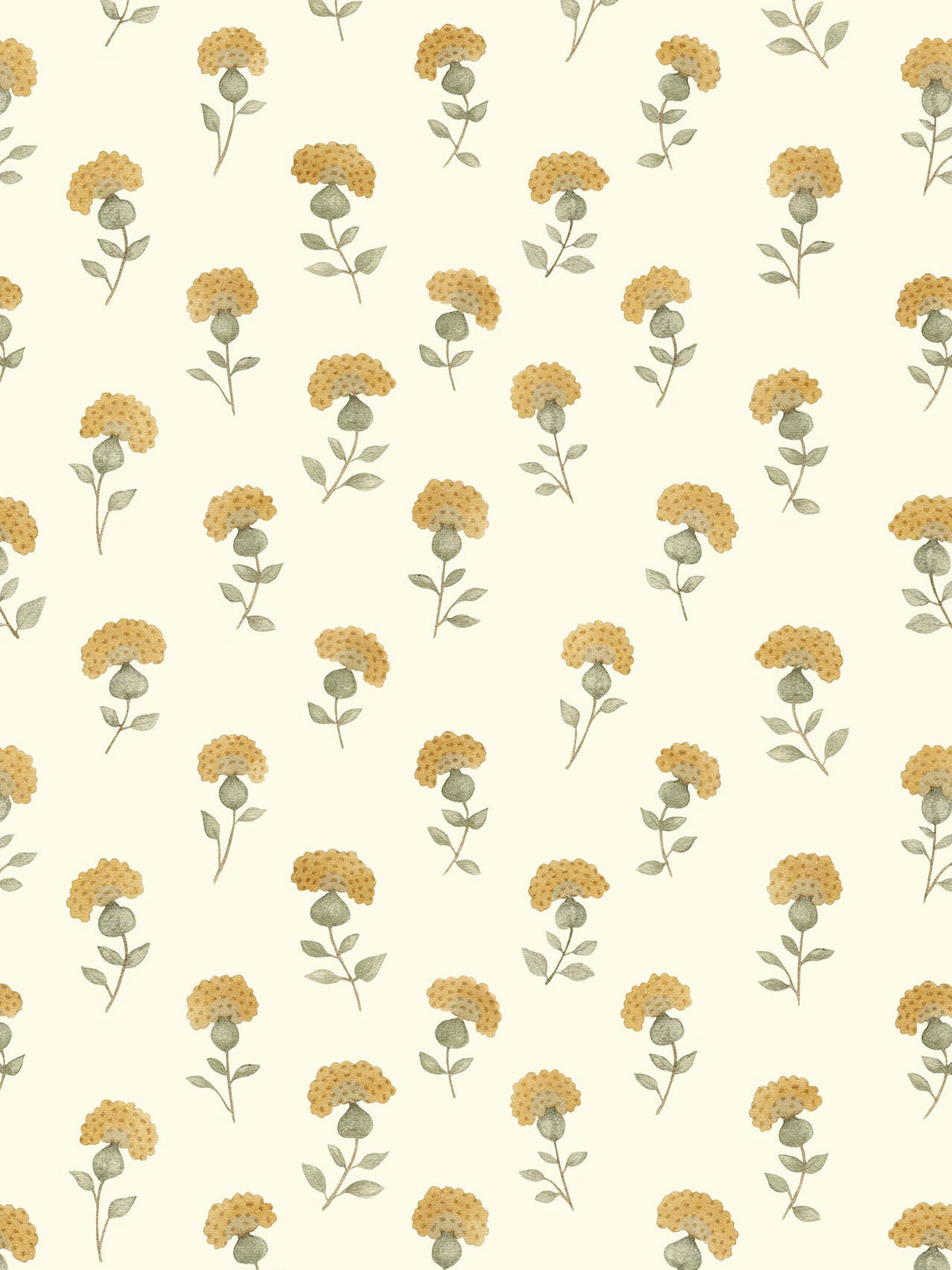 Gardenia Wallpaper in Sun Stream by Papier