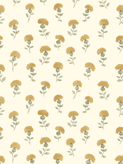 Gardenia Wallpaper in Sun Stream by Papier