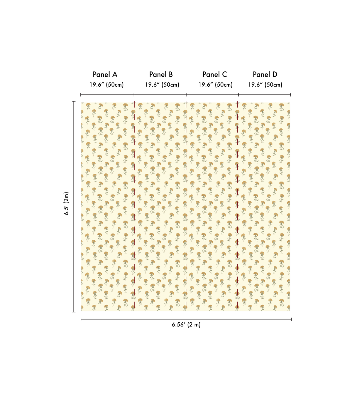 Gardenia Wallpaper in Sun Stream by Papier