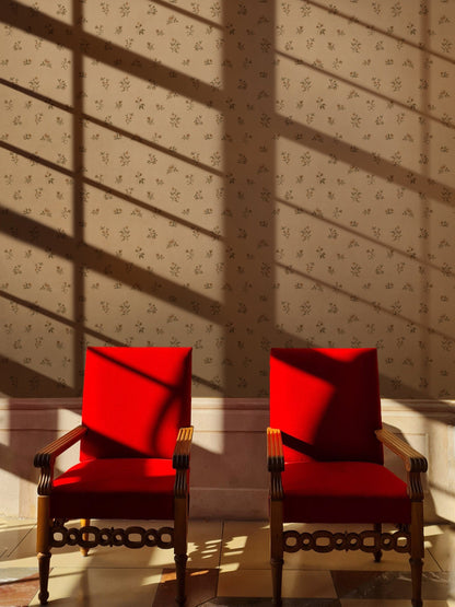 Loom Lovers Bloom Wallpaper in Aloe Wash
