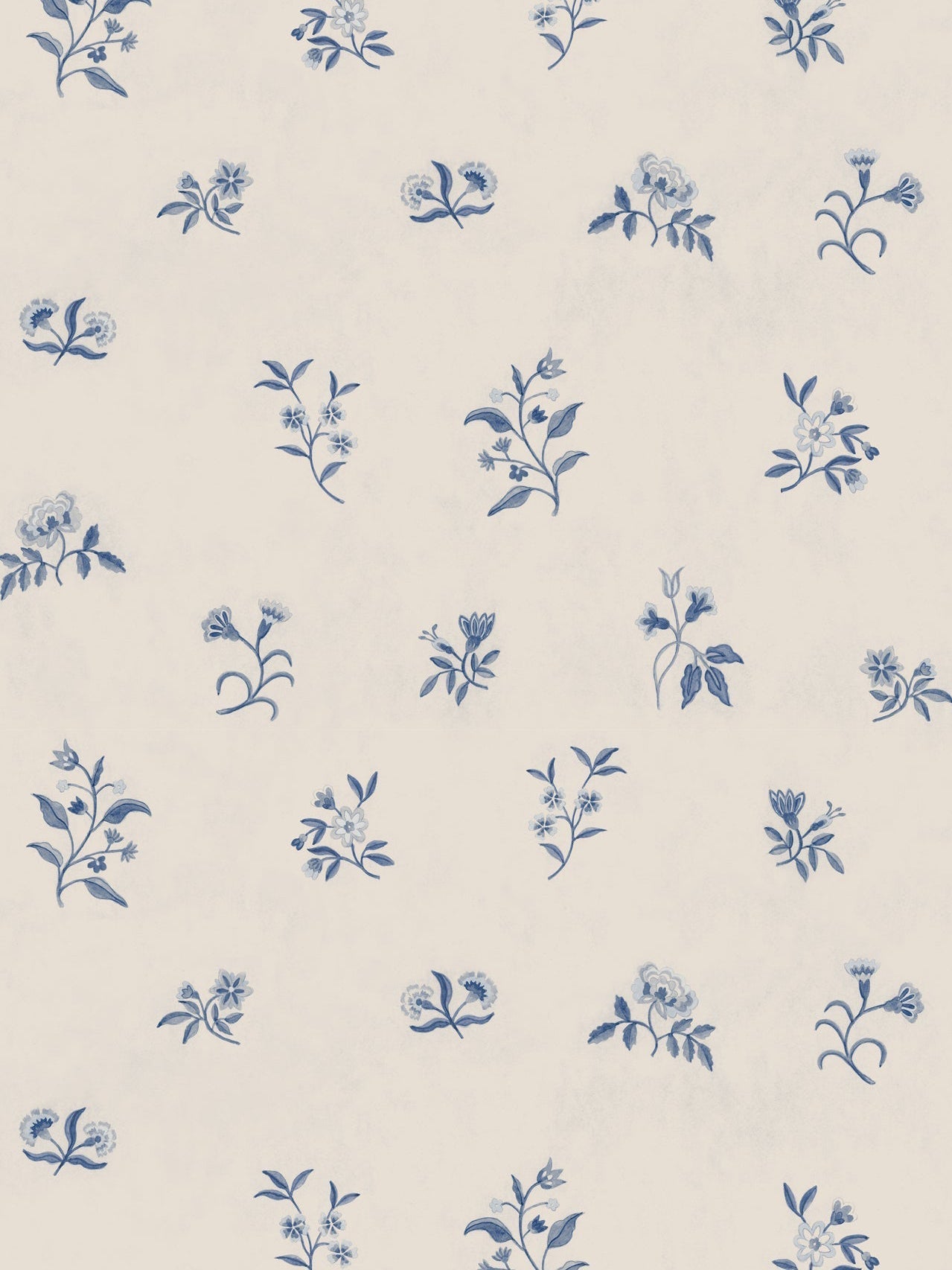 Lovers Bloom Wallpaper in Blueberry Pancake by Papier