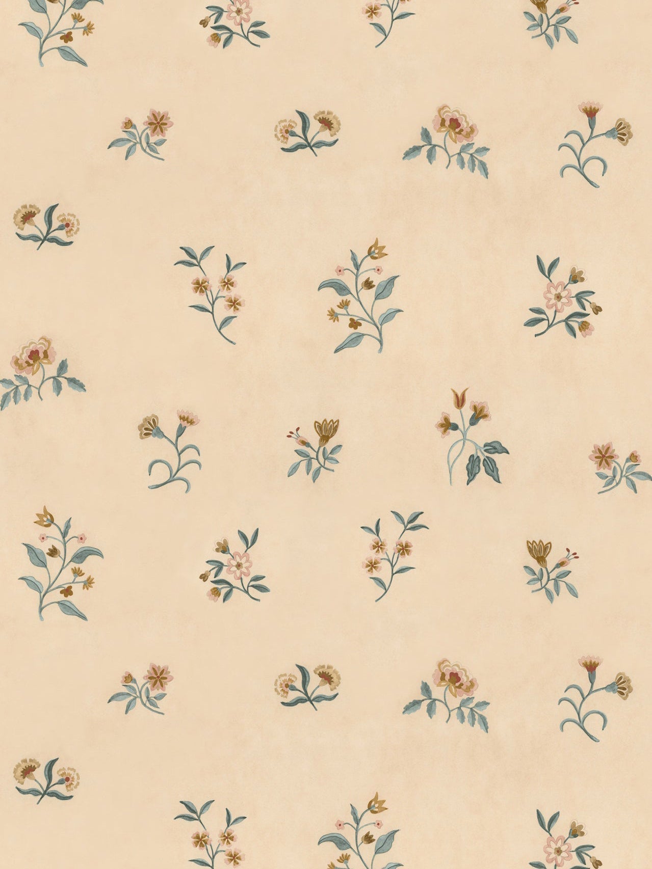 Lovers Bloom Wallpaper in Honey Glaze by Papier