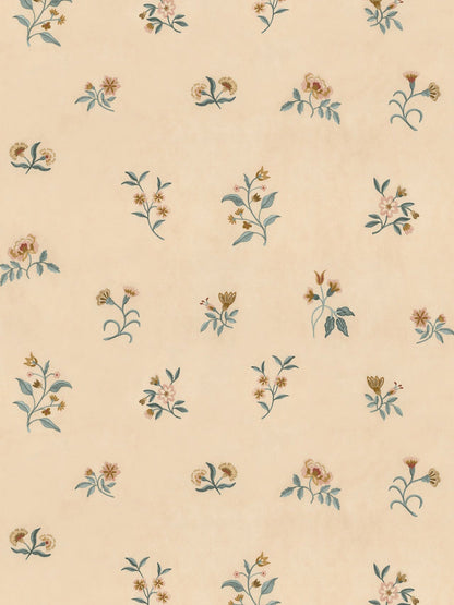 Lovers Bloom Wallpaper in Honey Glaze by Papier